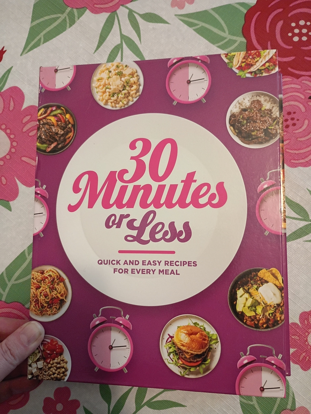 30 Minutes or Less Cookbook - Pink Cover